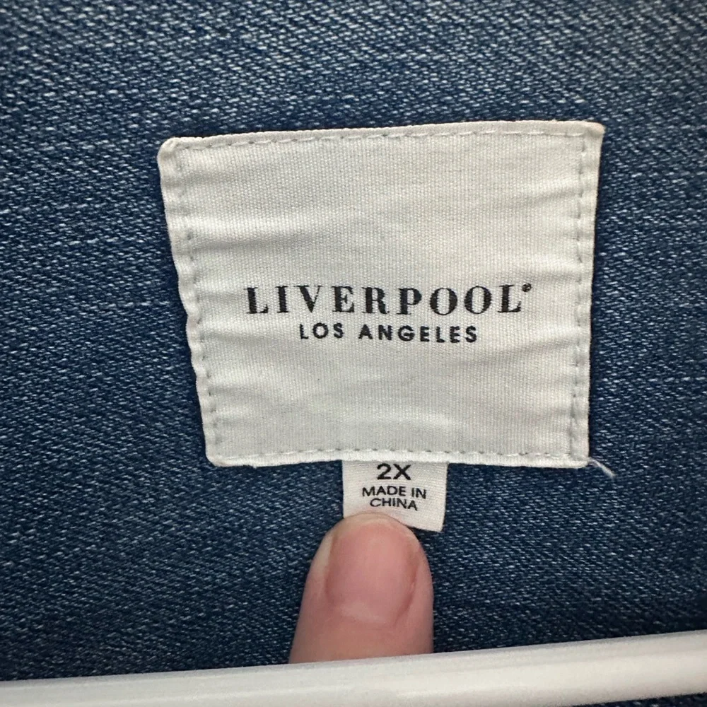 Liverpool Women's Blue Denim Jacket - Picture 3 of 3